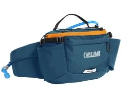 Camelbak M.U.L.E. 5 Waist Pack W/ Crux 1.5L Lumbar (Gibraltar Navy/Orange)