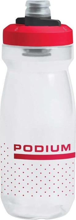 Camelbak Podium Bottle 0.62 L Clear Fiery Red